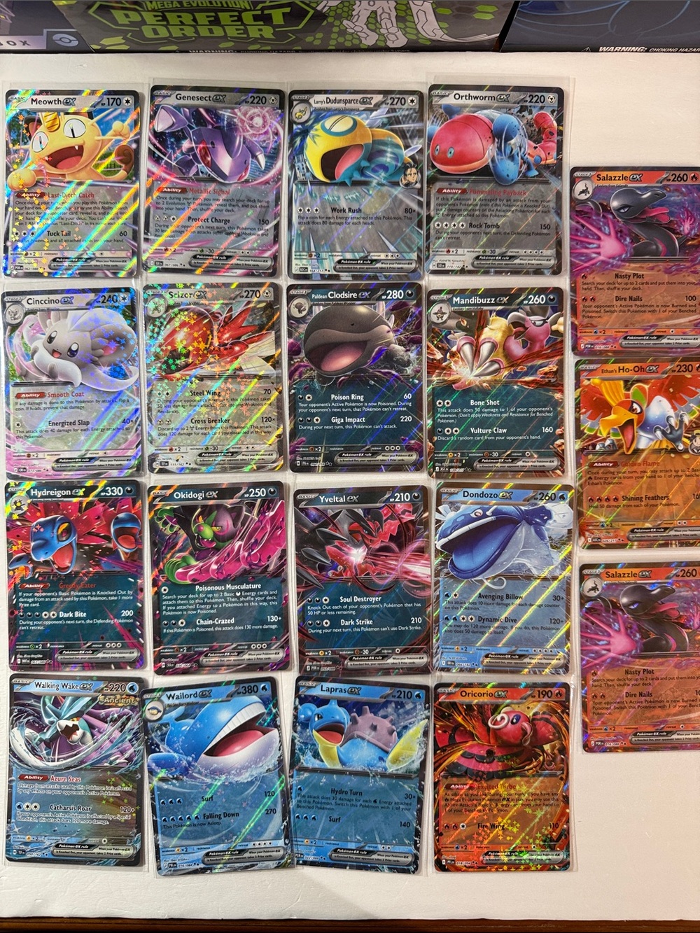 Pokemon Multicolored Holo EX & GX Card Lot